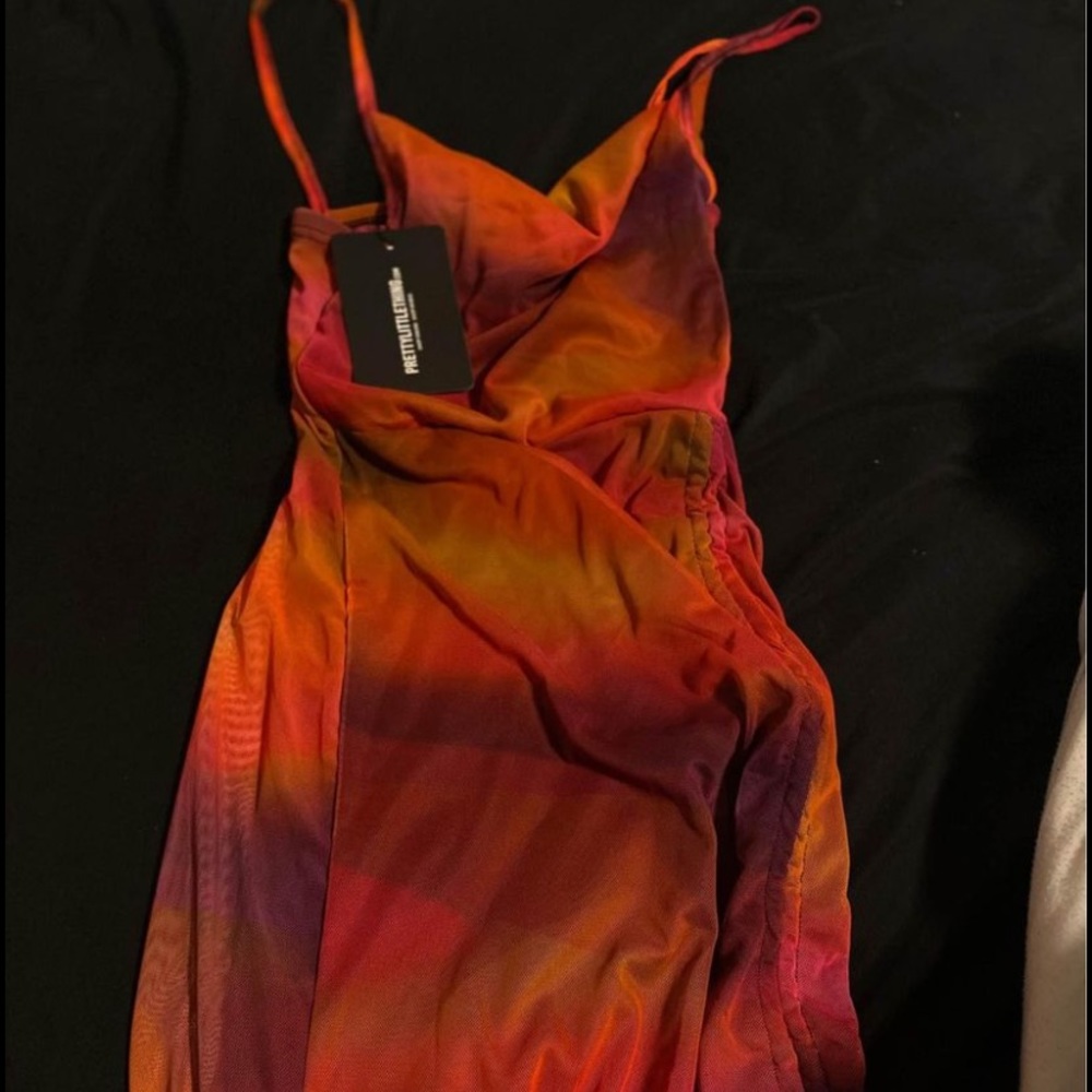 PRETTYLITTLETHING Ruched Mini-dress - Picture 2 of 2